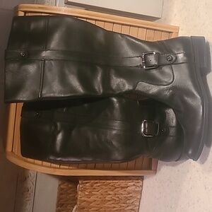 Ann Klein flex high boots size 7m leather